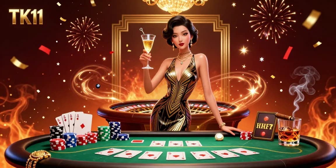 Experience thrilling games at TK11 Casino with an elegant atmosphere and vibrant energy.