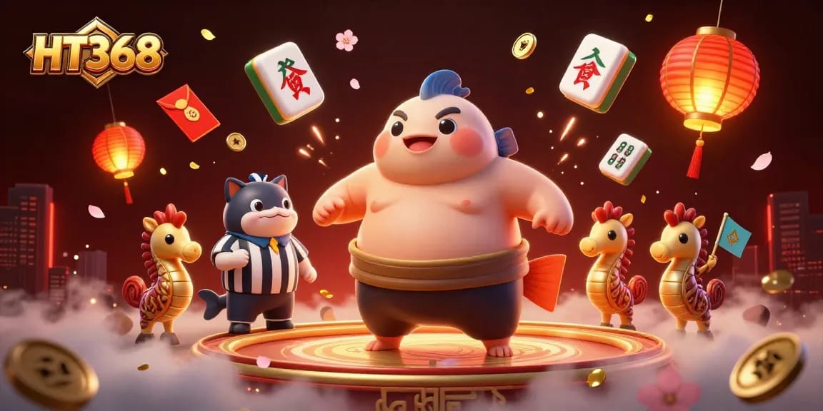 Engage with HT368's dynamic underwater gambling scene featuring colorful characters and symbols.