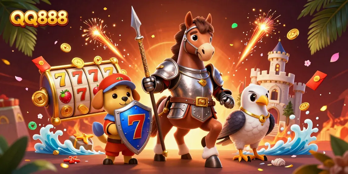 Experience winning at QQ888 with vibrant spin of slots and exciting gaming characters.