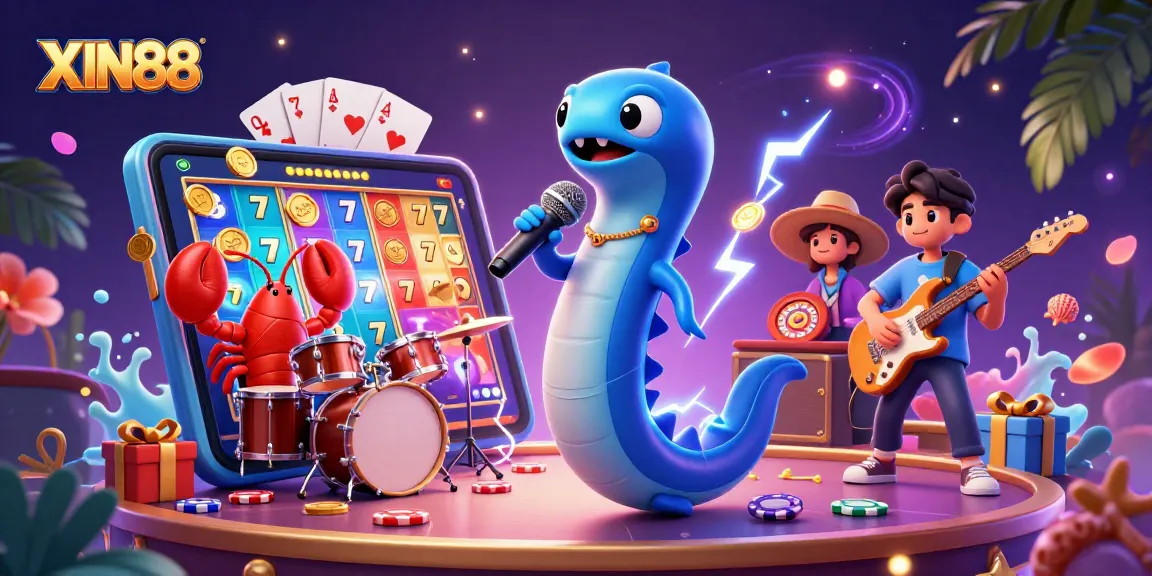 XIN88 electrifies the underwater casino with dynamic performances and vibrant game displays.