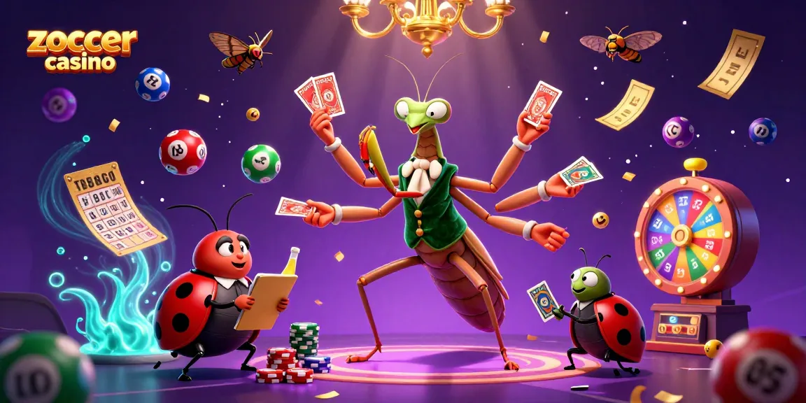 Experience the excitement of zoccer casino with the vibrant atmosphere of a 3D casino scene.