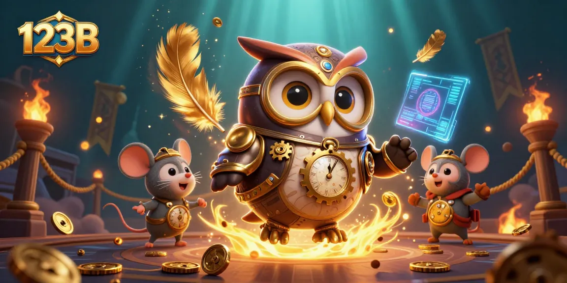 Join the excitement at 123B with a vibrant steampunk casino scene, featuring unique characters.