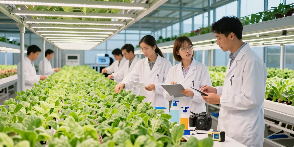 CIKA4D designing and constructing an innovative indoor agriculture facility with lush crops and advanced technology