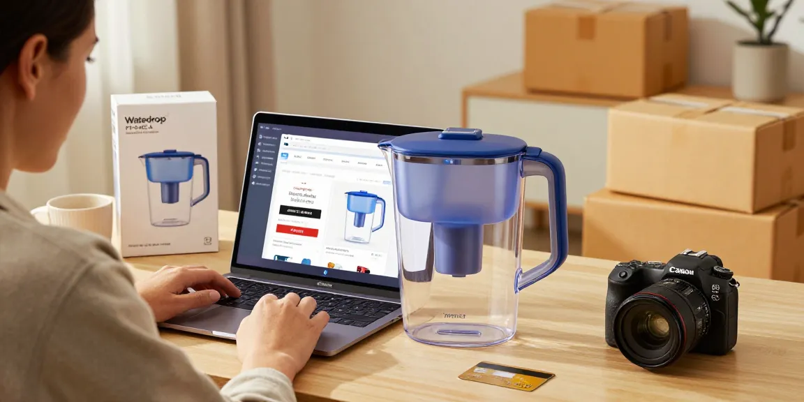 Waterdrop PT-04C-A Alkaline Water Filter Pitcher for online shopping, product review, and best deals in e-commerce.