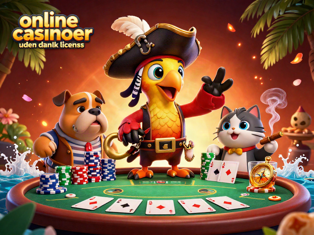 Experience thrilling gameplay at online casinoer uden dansk licens with vibrant poker scenes and excitement.