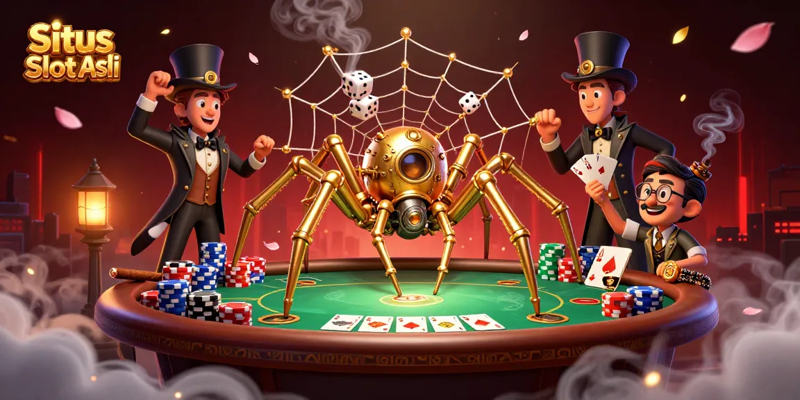 Situs Slot Asli offers thrilling gameplay with a vibrant casino atmosphere, featuring dynamic characters and rich visuals.