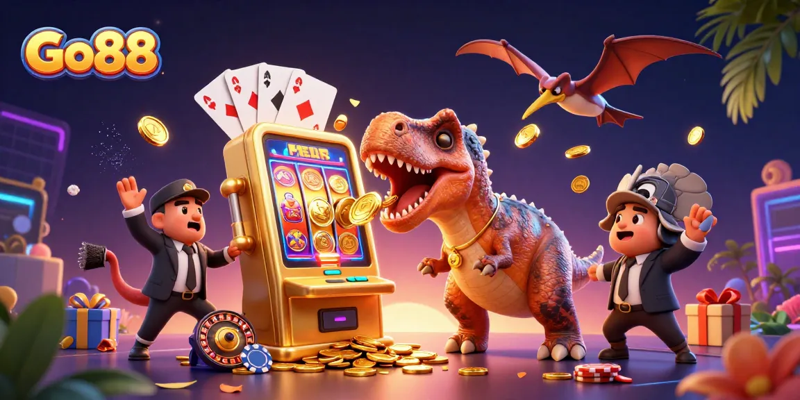 Go88 offers an exciting gaming experience with jackpots, vibrant colors, and rich casino elements.