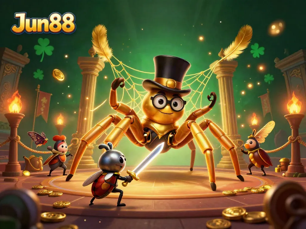 Engage in thrilling casino adventures with Jun88, where luck and strategy collide with golden dragons and knights.