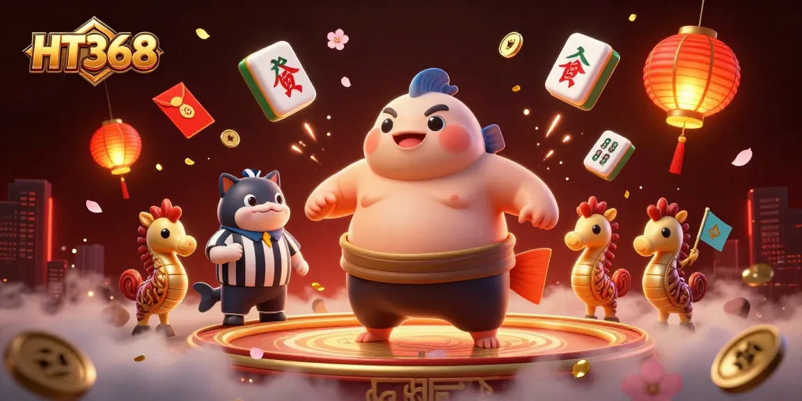 Engage with HT368's dynamic underwater gambling scene featuring colorful characters and symbols.