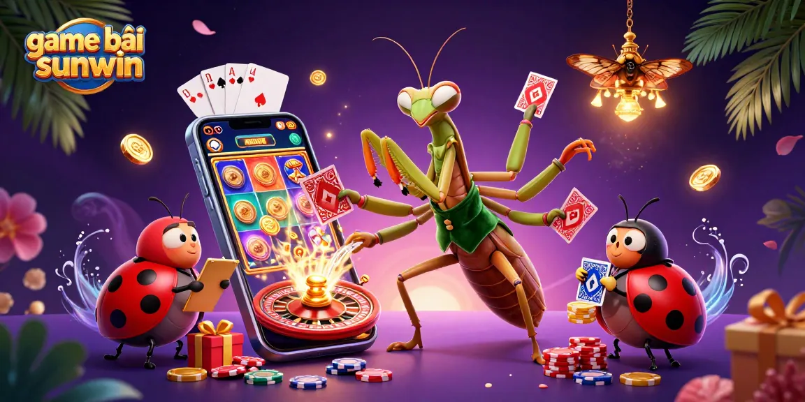 Experience thrilling gameplay at game bài sunwin featuring vibrant characters and casino elements